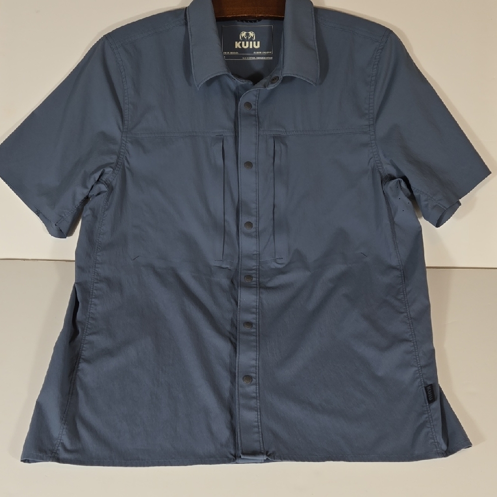 KUIU Men's Slate Mesa Vented Snap Shirt Sz M